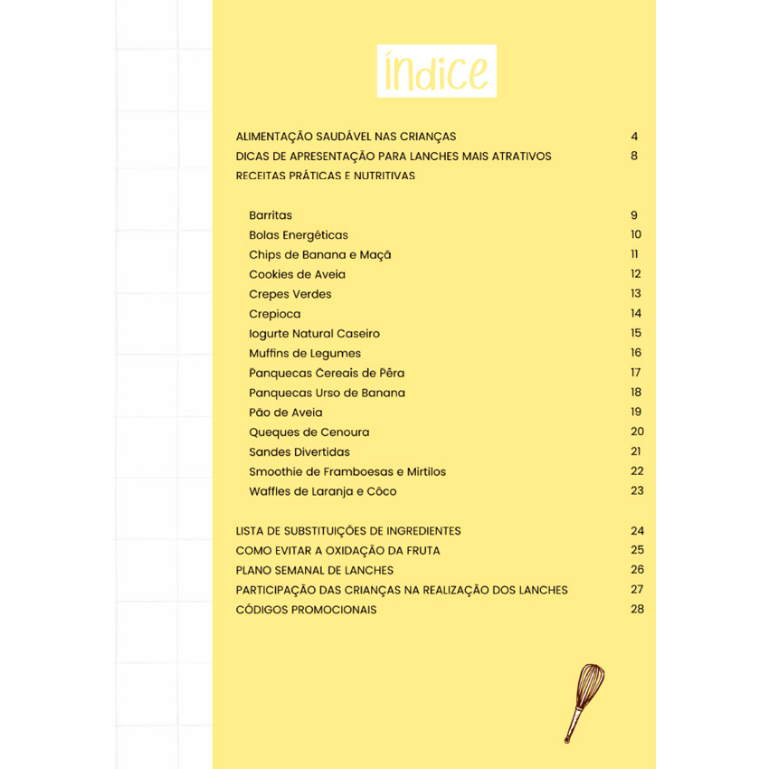 Ebook - Lanches infantis